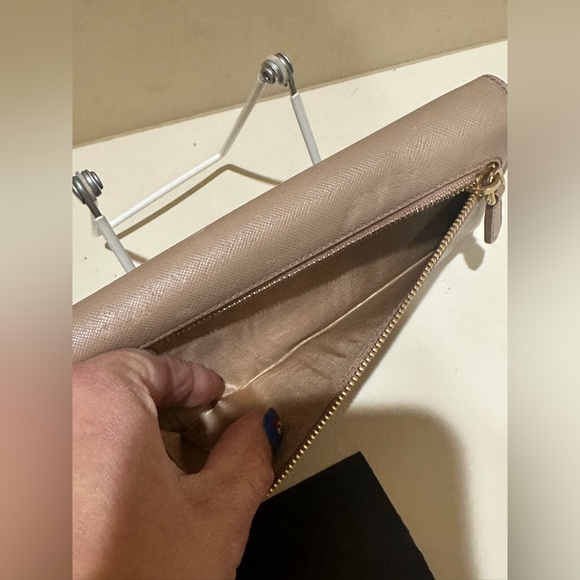 PRADA Tricolor Saffiano Double Snap Wallet - Picture 9 of 16